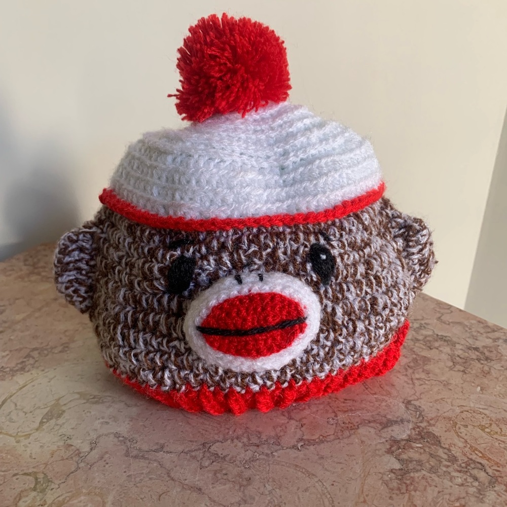DayLee Design for San Diego Hat Co. Kid’s Sock Monkey Hat